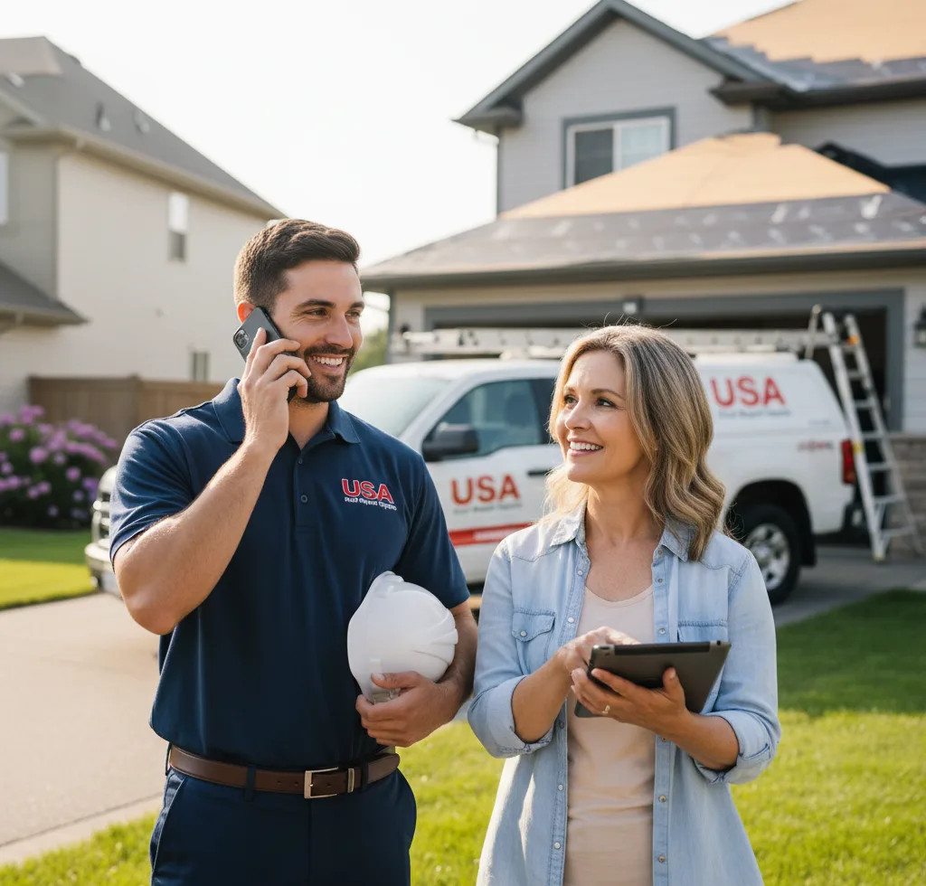 USA Roof Repair Experts customer support in Latta